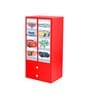 Cars 2 Door Theme Wardrobe with Drawers in Red Colour
