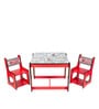 Cars Theme Activity Table with 2 Chairs in Red Colour