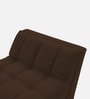 Cartes Fabric Bench in Coffee brown Colour