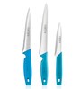 Cartini Blue Stainless Steel Knives- Set of 3