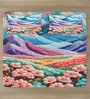 Cartoon Characters 7D King Size Cotton Blend Double Bedsheet with 2 Pillow Covers