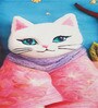 Cartoon Characters 7D King Size Cotton Blend Double Bedsheet with 2 Pillow Covers