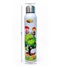Cartoon Printed Long Water Bottle with Steel Cap, 750 ml