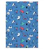 Cartoon- Small Blue & White Fabric Dog Blanket