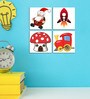 Cartoons in Red Wall Panels