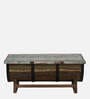 Carvel Solid Wood Coffee Table In Distressed Finish