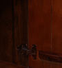 Carvelle Solid Wood Sideboard In Dark Brown Colour