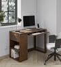 Carver Solid Wood Computer Table in Golden Brown Finish
