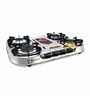 CARVES 4 Burner Qauttro Nova Series Stainless Steel LPG Gas Stove (Casting Heavy pan Supports, ISI Certified)