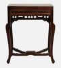 Carvo Teak Wood Console In Walnut Finish