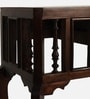 Carvo Teak Wood Console In Walnut Finish