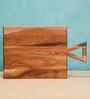 Carvula Acacia Wood Chopping Board with Triangular Handle