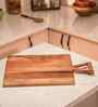 Carvula Acacia Wood Chopping Board with Triangular Handle