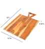 Carvula Acacia Wood Chopping Board with Triangular Handle
