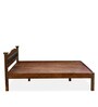 Casa Acacia Wood King Size Bed In Walnut Finish