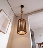 Casa Brown Solid Wood Single Hanging Light