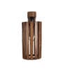 Casa Brown Solid Wood Wall Sconces
