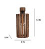 Casa Brown Solid Wood Wall Sconces