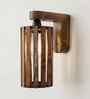 Casa Brown Solid Wood Wall Sconces