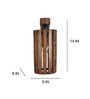 Casa Brown Solid Wood Wall Sconces