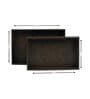 Casa Gold Cream Twill Leather Tray