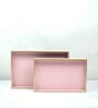 Casa Gold Pink Leather Tray