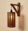 Casa L Brown Solid Wood Wall Sconces
