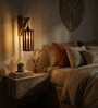 Casa L Brown Solid Wood Wall Sconces