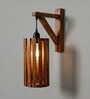 Casa L Brown Solid Wood Wall Sconces