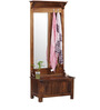 Illinois Solid Wood Dressing Table in Provincial Teak Finish