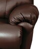 Casa Leatherette Manual 1 Seater Rocking & Revolving Recliner in Brown Colour