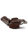 Casa Leatherette Manual 1 Seater Rocking & Revolving Recliner in Brown Colour