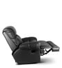 Casa Leatherette Manual 1 Seater Recliner In Black Colour