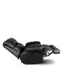 Casa Leatherette Motorized 1 Seater Recliner In Black Colour