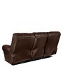 Casa Leatherette Motorized 3 Seater Recliner In Brown Colour