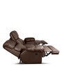 Casa Leatherette Motorized 3 Seater Recliner In Brown Colour