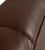 Casa Leatherette Manual 2 Seater Recliner In Brown Colour