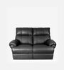 Casa Leatherette Motorized 2 Seater Recliner In Black Colour