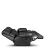 Casa Leatherette Motorized 2 Seater Recliner In Black Colour