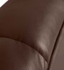 Casa Leatherette Motorized 2 Seater Recliner In Brown Colour