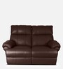 Casa Leatherette Motorized 2 Seater Recliner In Brown Colour