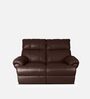 Casa Leatherette Motorized 2 Seater Recliner In Brown Colour