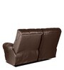 Casa Leatherette Motorized 2 Seater Recliner In Brown Colour