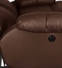 Casa Leatherette Motorized 2 Seater Recliner In Brown Colour