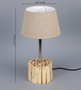 San Pio Table Lamp In White Base -