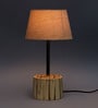 San Pio Table Lamp In White Base -