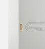 Casada 2 Door Sliding Wardrobe With Mirror & Drawer In Pumic Grey Finish