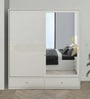 Casada 2 Door Sliding Wardrobe With Mirror & Drawer In Pumic Grey Finish