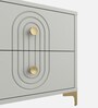 Casada Bed Side Table In Pumic Grey Finish