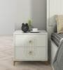 Casada Bed Side Table In Pumic Grey Finish